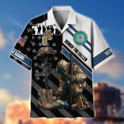 US COAST GUARD VETERAN Hawaiian Shirt - GS3493
