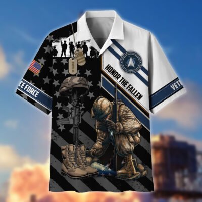 US SPACE FORCE VETERAN Hawaiian Shirt - GS3494