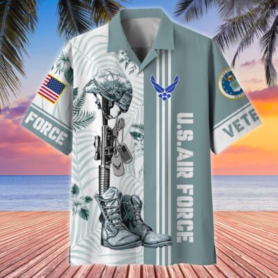 US AIR FORCE VETERAN Hawaiian Shirt - GS4271