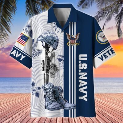 US NAVY VETERAN Hawaiian Shirt - GS4275