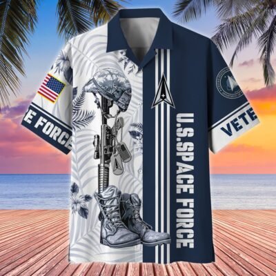 US SPACE FORCE VETERAN Hawaiian Shirt - GS4276