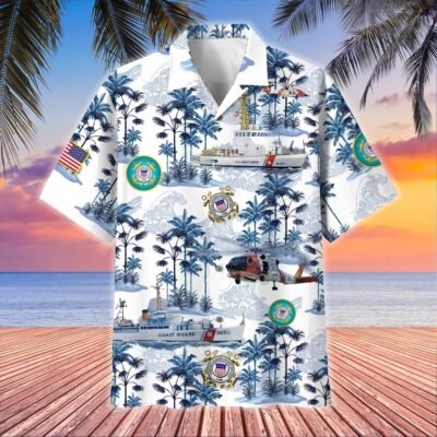 US COAST GUARD VETERAN Hawaiian Shirt - GS4161