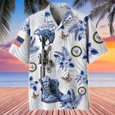 US NAVY VETERAN Hawaiian Shirt - GS4181
