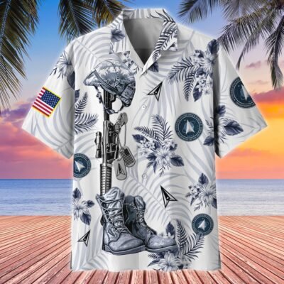 US SPACE FORCE VETERAN Hawaiian Shirt - GS4184