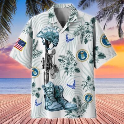 US AIR FORCE VETERAN Hawaiian Shirt - GS4186