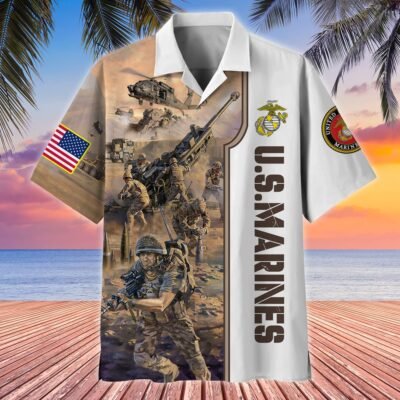 US MARINES VETERAN Hawaiian Shirt - GS3928