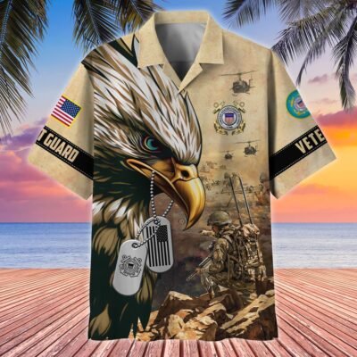 US COAST GUARD VETERAN Hawaiian Shirt - GS4005