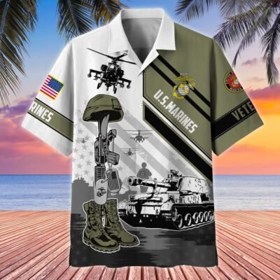US MARINES VETERAN Hawaiian Shirt - GS4235