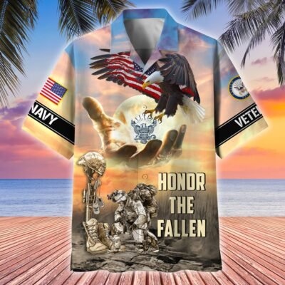 US NAVY VETERAN Hawaiian Shirt - GS4018