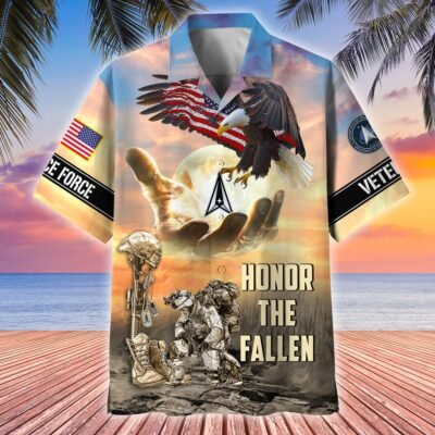 US SPACE FORCE VETERAN Hawaiian Shirt - GS4019