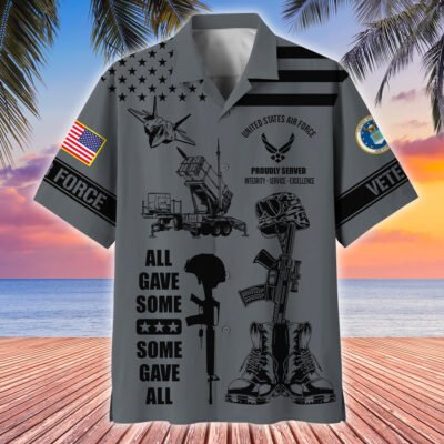 US AIR FORCE VETERAN Hawaiian Shirt - GS4152