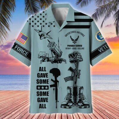 US AIR FORCE VETERAN Hawaiian Shirt - GS4153
