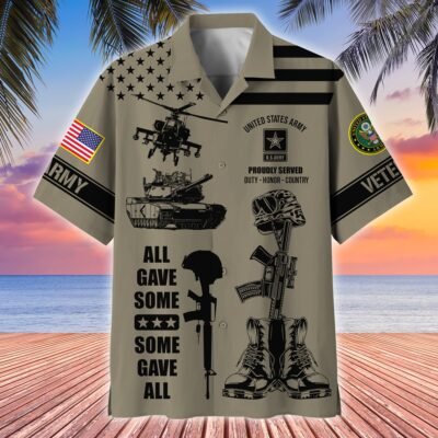 US ARMY VETERAN Hawaiian Shirt - GS4154