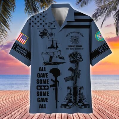 US COAST GUARD VETERAN Hawaiian Shirt - GS4155