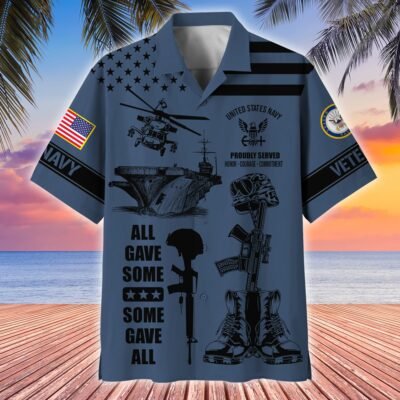 US NAVY VETERAN Hawaiian Shirt - GS4157