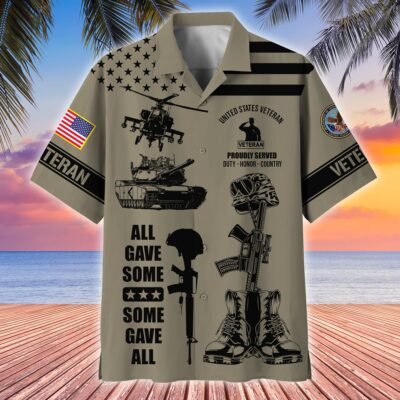 US VETERAN Hawaiian Shirt - GS4159
