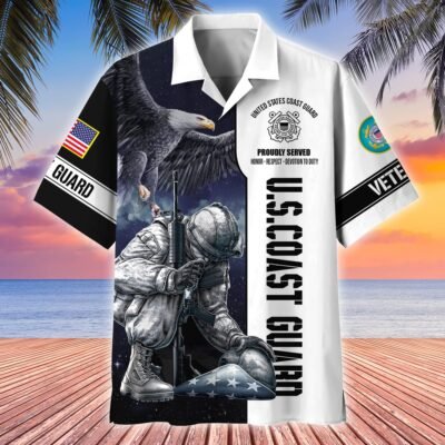 US COAST GUARD VETERAN Hawaiian Shirt - GS4030