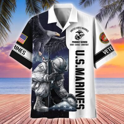 US MARINES VETERAN Hawaiian Shirt - GS4031