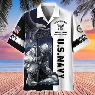 US NAVY VETERAN Hawaiian Shirt - GS4032