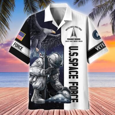 US SPACE FORCE VETERAN Hawaiian Shirt - GS4033