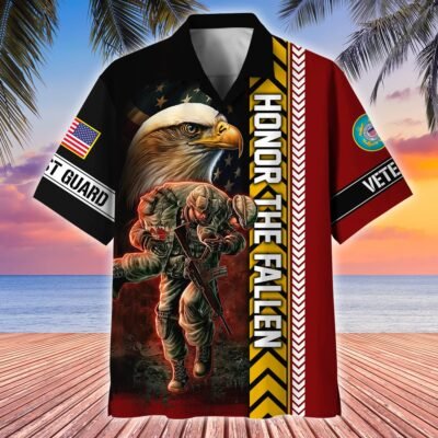 US COAST GUARD VETERAN Hawaiian Shirt - GS3532