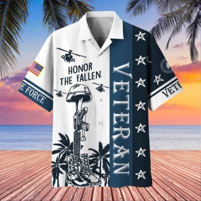 US SPACE FORCE VETERAN Hawaiian Shirt - GS3619