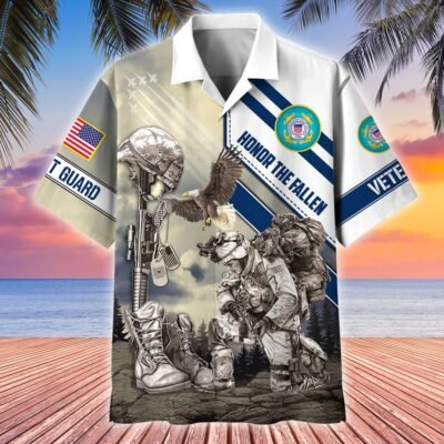 US COAST GUARD VETERAN Hawaiian Shirt - GS3936