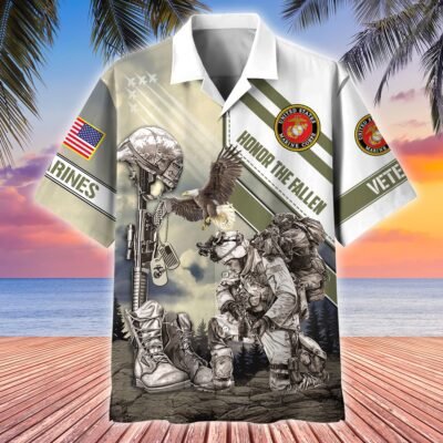 US MARINES VETERAN Hawaiian Shirt - GS3937