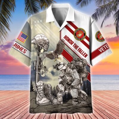 US MARINES VETERAN Hawaiian Shirt - GS3938