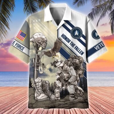 US SPACE FORCE VETERAN Hawaiian Shirt - GS3940