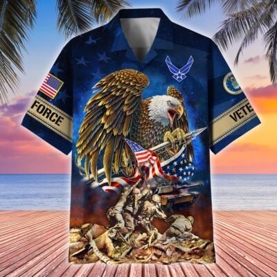 US AIR FORCE VETERAN Hawaiian Shirt - GS3523