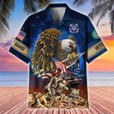 US COAST GUARD VETERAN Hawaiian Shirt - GS3525