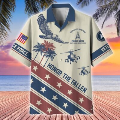 US SPACE FORCE VETERAN Hawaiian Shirt - GS4012