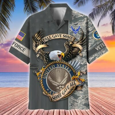 US AIR FORCE VETERAN Hawaiian Shirt - GS4211