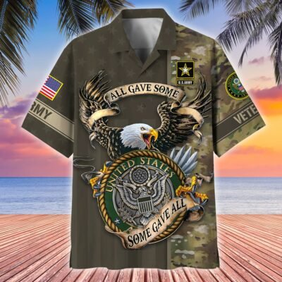 US ARMY VETERAN Hawaiian Shirt - GS4212