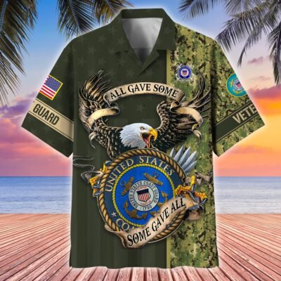 US COAST GUARD VETERAN Hawaiian Shirt - GS4214
