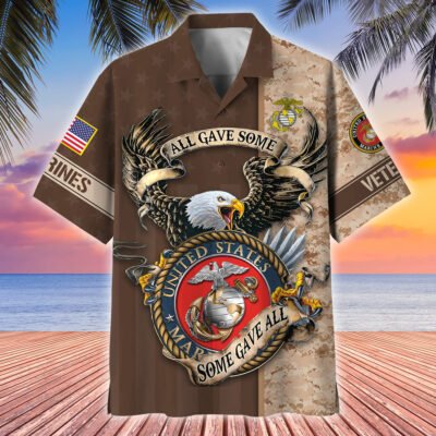 US MARINES VETERAN Hawaiian Shirt - GS4215