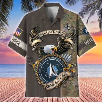 US SPACE FORCE VETERAN Hawaiian Shirt - GS4217