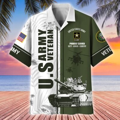 US ARMY VETERAN Hawaiian Shirt - GS4192