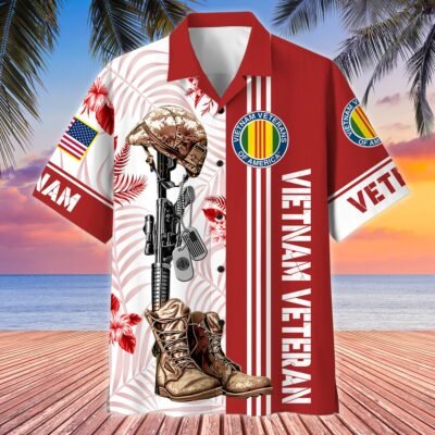 VIETNAM VETERAN Hawaiian Shirt - GS4279