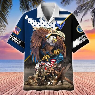 US AIR FORCE VETERAN Hawaiian Shirt - GS4201