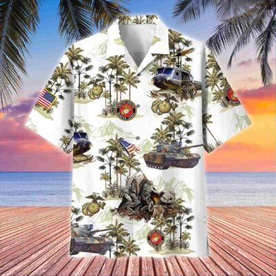 US MARINES VETERAN Hawaiian Shirt - GS4166