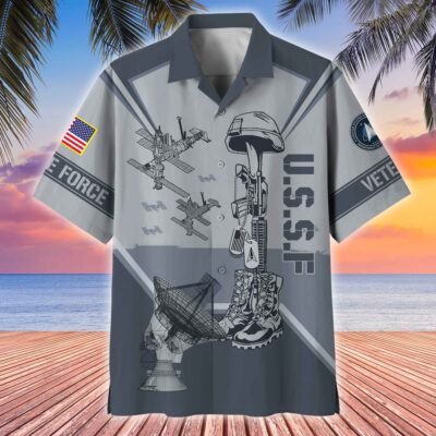 US SPACE FORCE VETERAN Hawaiian Shirt - GS3974