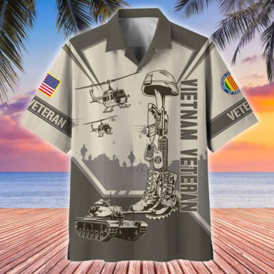 VIETNAM VETERAN Hawaiian Shirt - GS3975