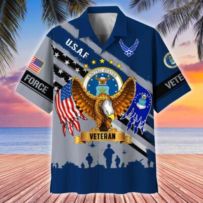 US AIR FORCE VETERAN Hawaiian Shirt - GS4549
