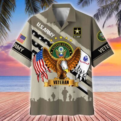 US ARMY VETERAN Hawaiian Shirt - GS4551
