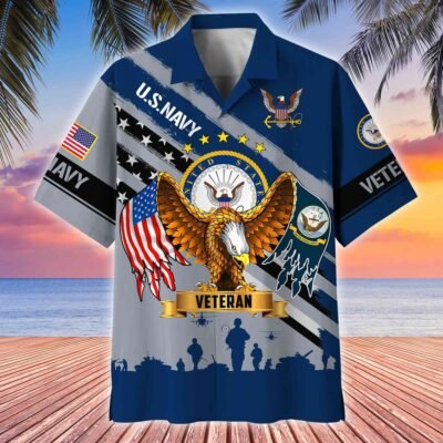 US NAVY VETERAN Hawaiian Shirt - GS4556