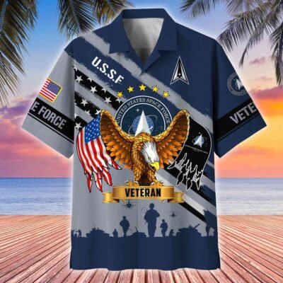 US SPACE FORCE VETERAN Hawaiian Shirt - GS4557