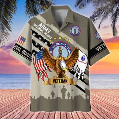 US ARMY NATIONAL GUARD VETERAN Hawaiian Shirt - GS4559