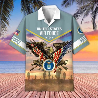 US AIR FORCE VETERAN Hawaiian Shirt - GS4562